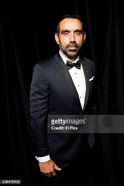 Portrait with Adam Goodes whilst at the GQ Man of the year awards 2016 on November 16, 2016 in Sydney, Australia.