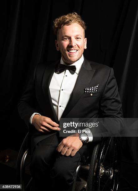 Portrait with Dylan Alcott whilst at the GQ Man of the year awards 2016 on November 16, 2016 in Sydney, Australia.