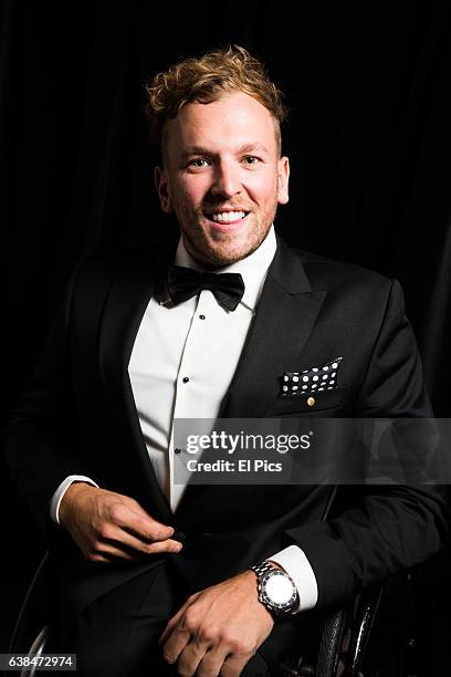 Portrait with Dylan Alcott whilst at the GQ Man of the year awards 2016 on November 16, 2016 in Sydney, Australia.