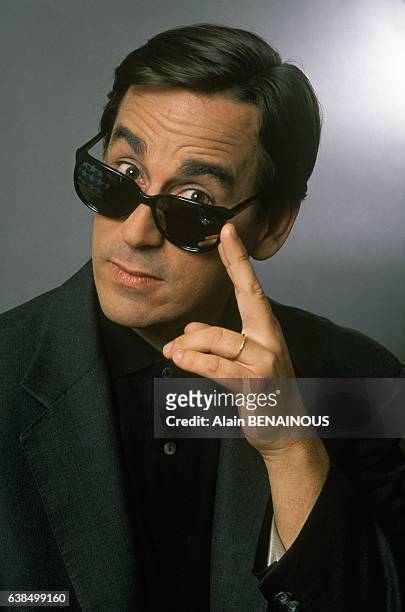 Portrait of Thierry Ardisson in France, on May 11, 1989.