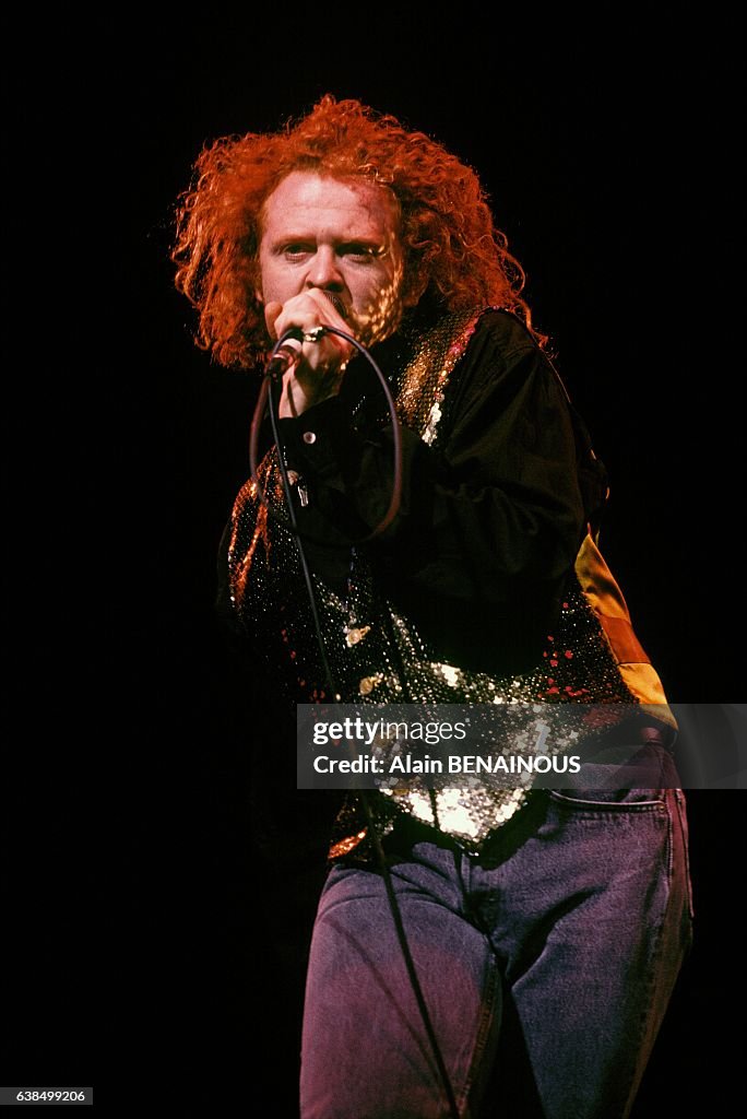 Group Simply Red at the Zénith concert hall