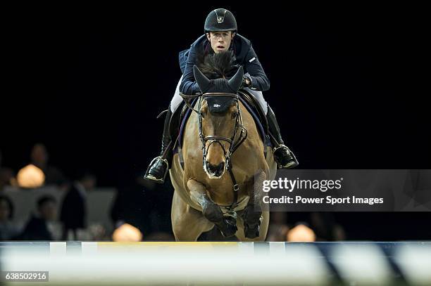 Maikel van der Vleuten of Netherlands riding VDL Groep Arera C in action during the Gucci Gold Cup as part of the Longines Hong Kong Masters on 14...