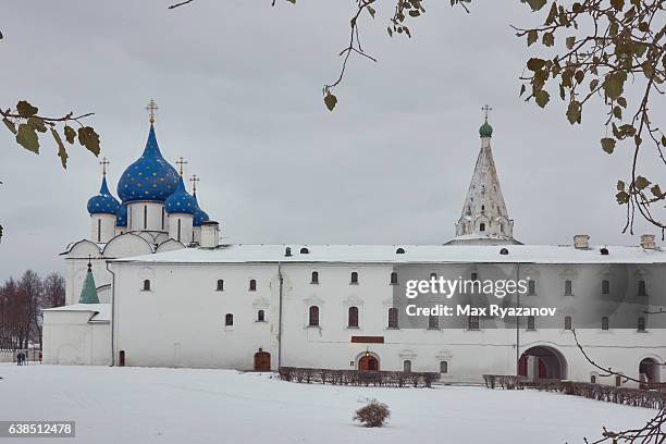 suzdal kremlin, russia - suzdal imagens e fotografias de stock