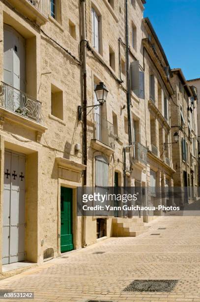 rue gariel,montpellier, herault, france - montpellier stock pictures, royalty-free photos & images