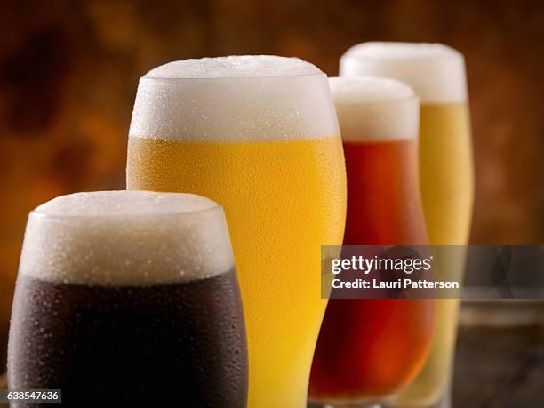 beer samplers - beer nuts stock pictures, royalty-free photos & images