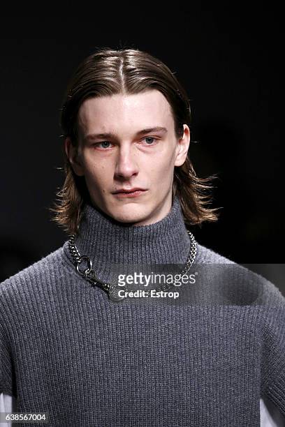 A Hairstyle detail at the Ports 1961 show during Milan Men's Fashion...  News Photo - Getty Images