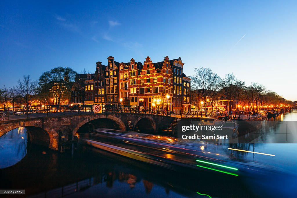 Amsterdam Canals by Night