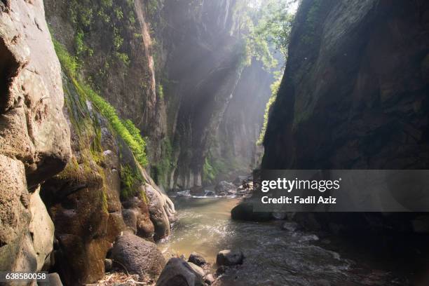 sun ray, grand canyon of majalengka - abi pop stock pictures, royalty-free photos & images