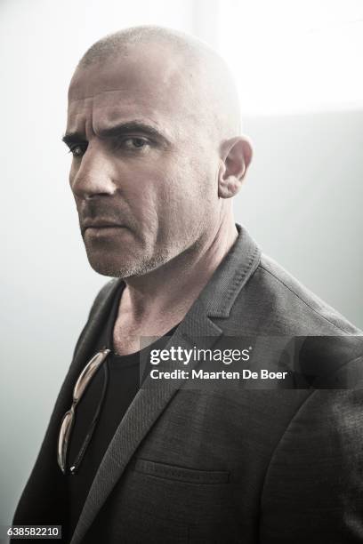 Dominic Purcell from FOX's 'Prison Break' poses in the Getty Images Portrait Studio at the 2017 Winter Television Critics Association press tour at...