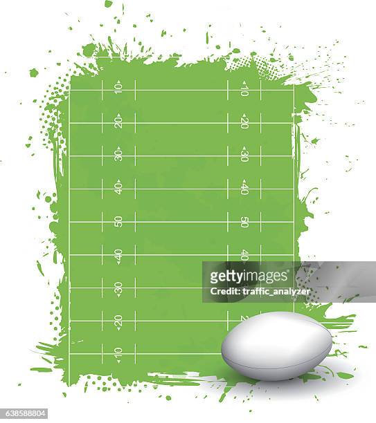 rugby league field - rugby league stock illustrations