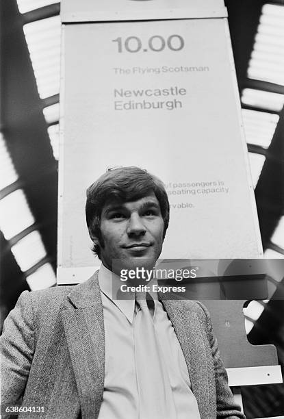 English footballer Malcolm Macdonald, after his transfer from Luton Town FC to Newcastle United FC, UK, 7th May 1971.