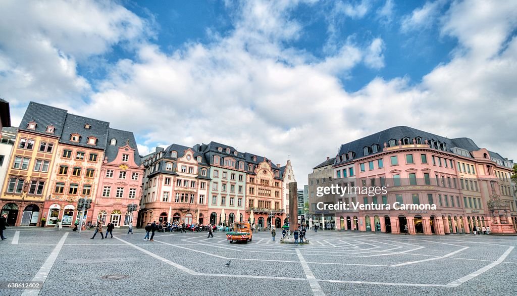 The Market in Mainz, Germany