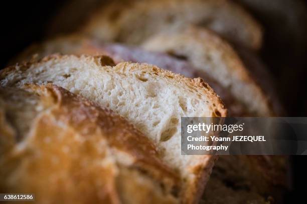 hand made french bread - süßes brot stock-fotos und bilder