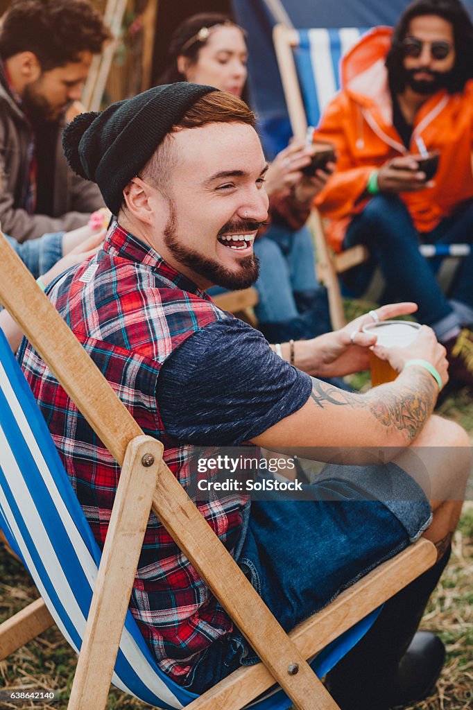 Chilling At The Festival