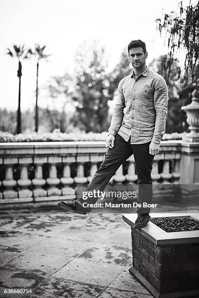 Justin Bartha from CBS's 'The Good Fight' poses in the Getty Images Portrait Studio at the 2017 Winter Television Critics Association press tour at...