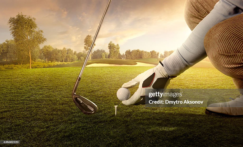 Golf: Preparing for strike