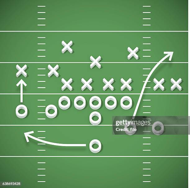 football play - american football field stock illustrations