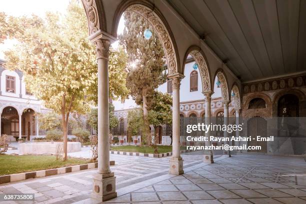 maktab anbar damascus syria - old damascus stock pictures, royalty-free photos & images