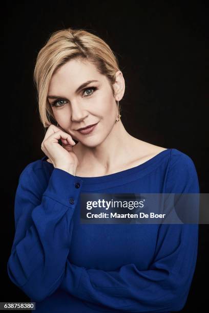 Rhea Seehorn from AMC's 'Better Call Saul' poses in the Getty Images Portrait Studio at the 2017 Winter Television Critics Association press tour at...