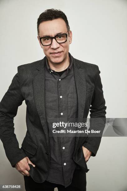 Fred Armisen from IFC's 'Portlandia' poses in the Getty Images Portrait Studio at the 2017 Winter Television Critics Association press tour at the...