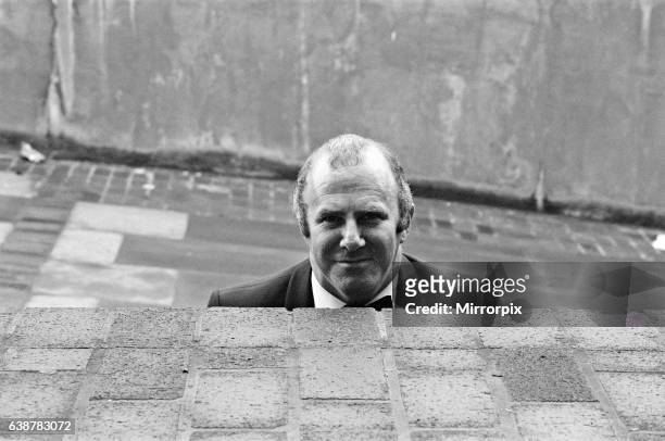 Clive James pictured at London Weekend television. 27th May 1981.