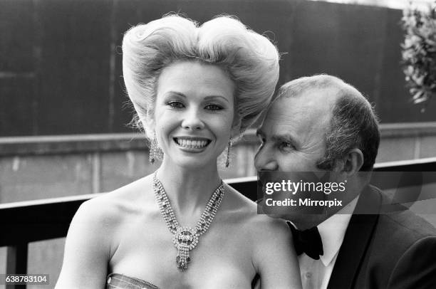 Clive James and Pamela Stephenson pictured at London Weekend television. 27th May 1981.