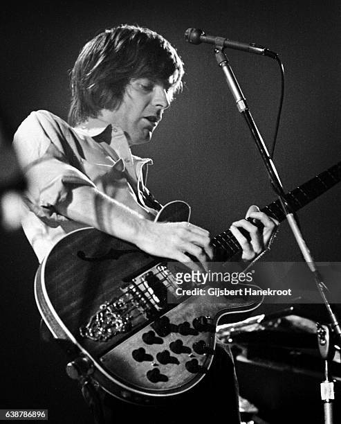 Phil Lesh of The Grateful Dead performs on stage at the Tivoli Concert Hall in April 1972 in Copenhagen, Denmark.