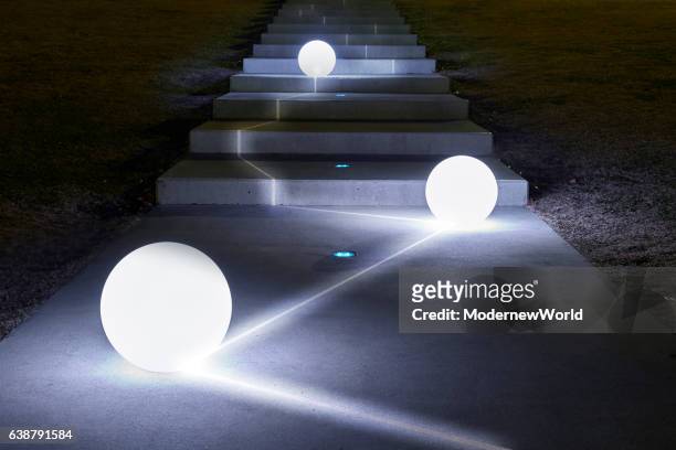 the balls moving and chasing - steps concept stock pictures, royalty-free photos & images