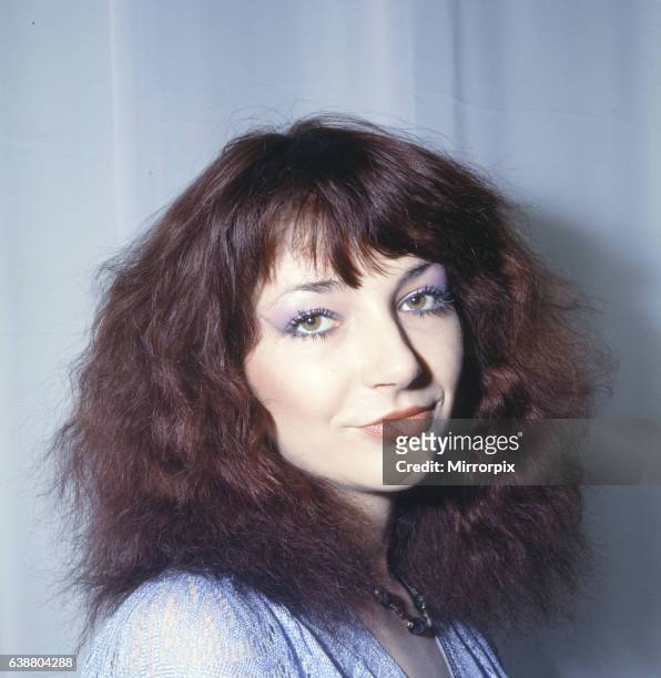 English singer songwriter Kate Bush at the British Rock and Pop Awards. February 1980.