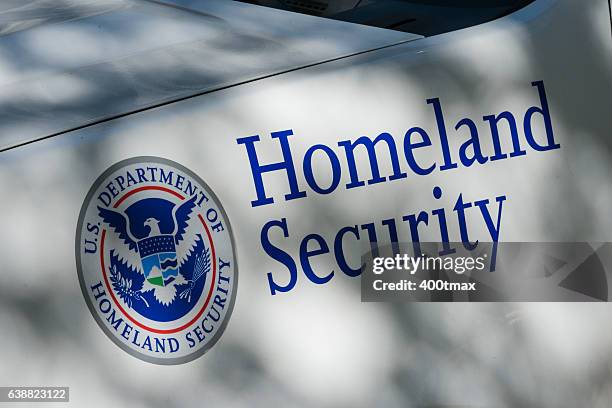 sicurezza nazionale degli stati uniti - department of homeland security foto e immagini stock