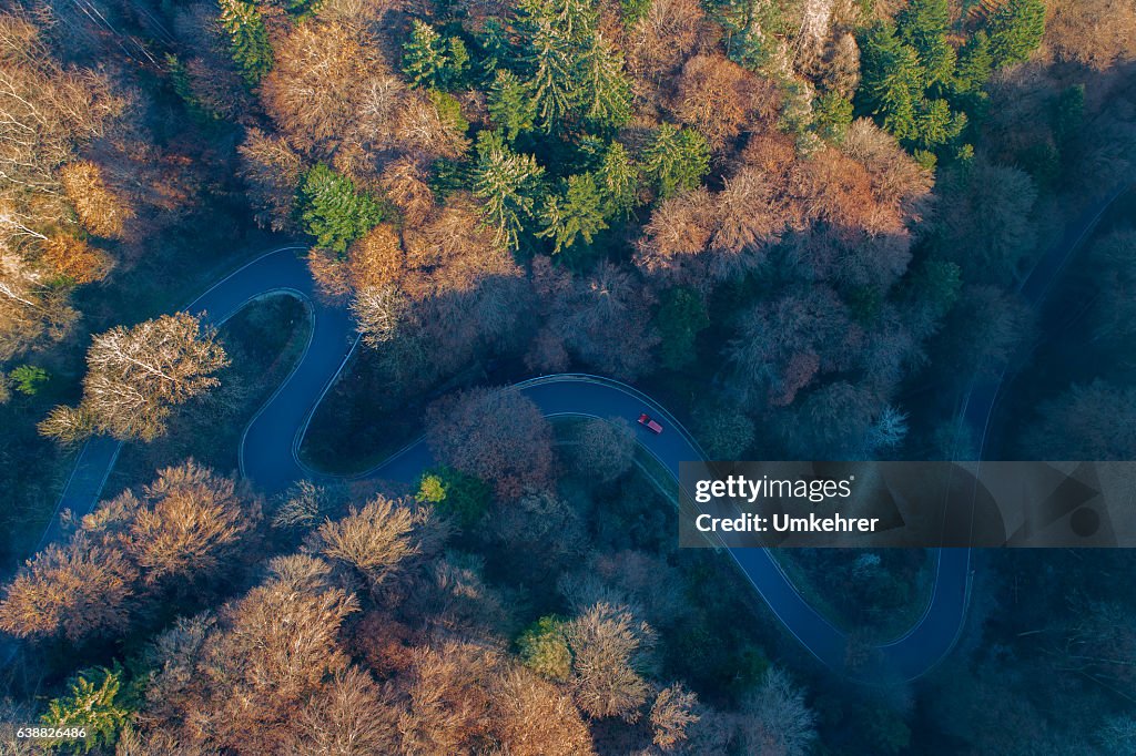 Areal View of a curve