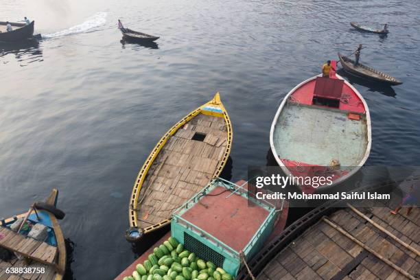 watermelon fruits cultivation, trading and business in dhaka, bangladesh - bangladesh business stock pictures, royalty-free photos & images