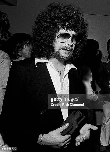 Jeff Lynne of ELO attends press reception at the Peachtree Plaza in Atlanta Georgia, July 06, 1978