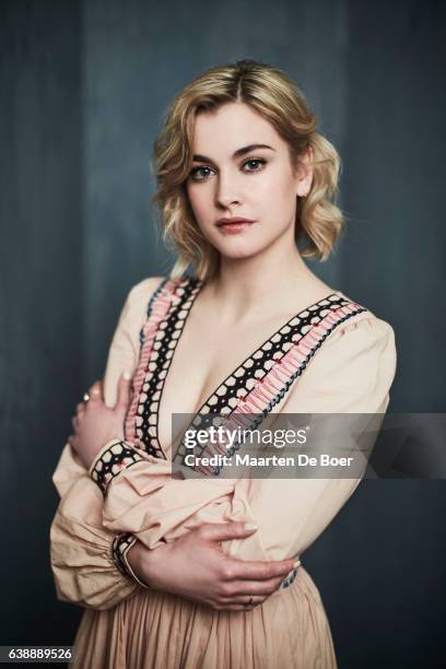 Stefanie Martini from PBS's 'Prime Suspect: Tennison' poses in the Getty Images Portrait Studio at the 2017 Winter Television Critics Association...