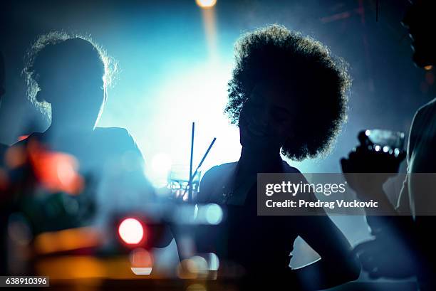 people dancing in the club - elegant cocktail party stockfoto's en -beelden