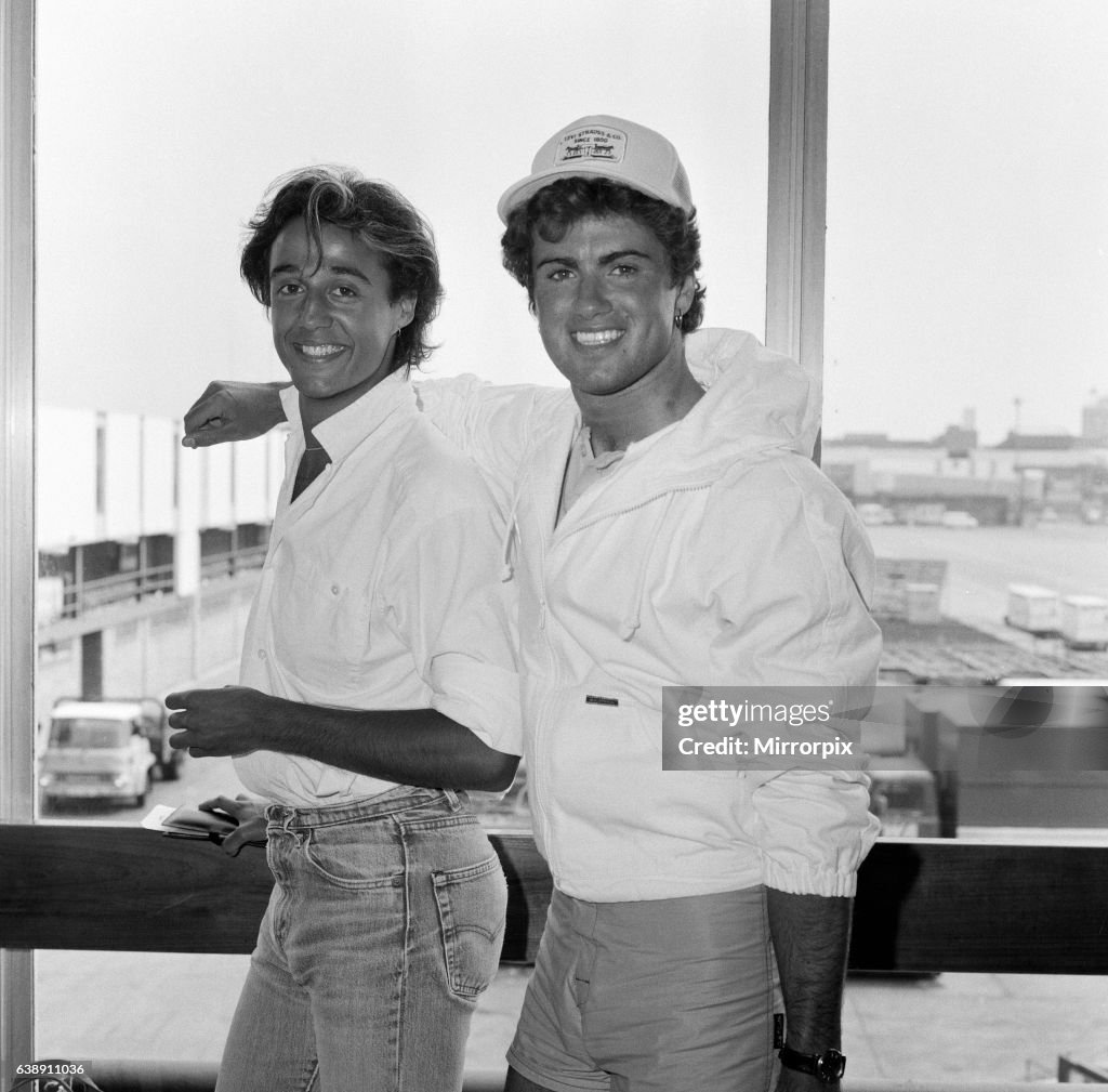 Andrew Ridgeley and George Michael, 1984