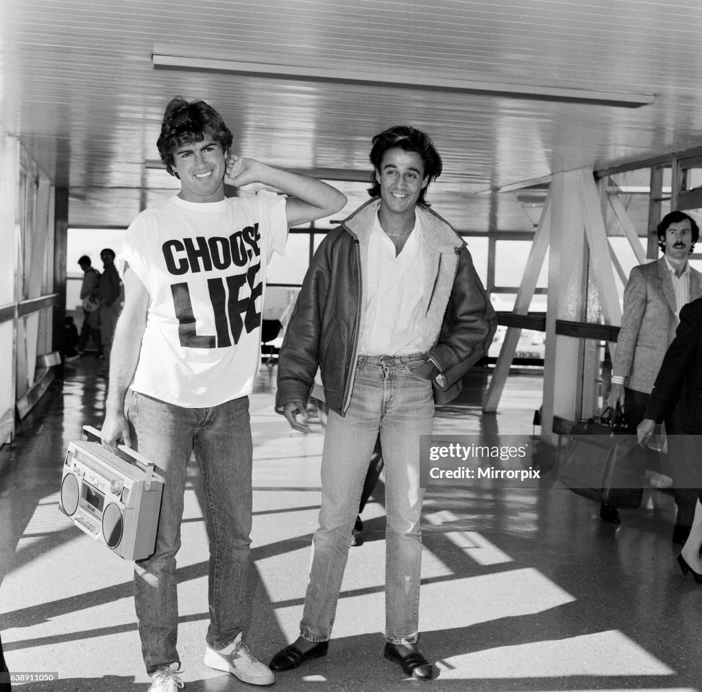 Andrew Ridgeley and George Michael, 1984