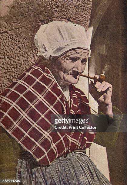 An Aged Bretonne', c1913. From With Pen and Camera in Three Continents by Charles J. S. Makin, F.I.C., F.C.S. [The Tribune Publishing Company,...
