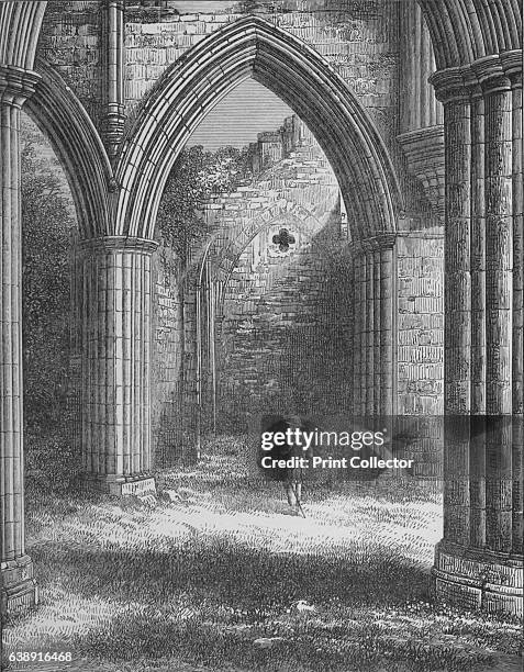 Vestry', Rievaulx Abbey, c1880, . From The Ruined Abbeys of Britain by Frederick Ross. [William Mackenzie, London, 1897] Artist Alexander Francis...