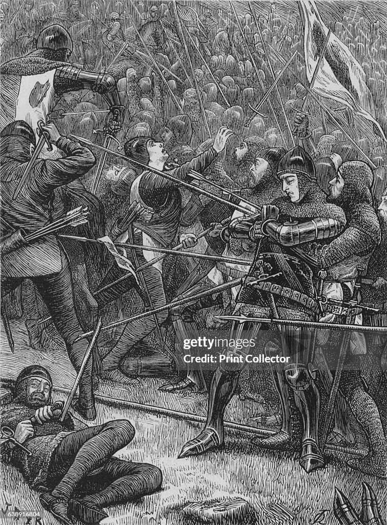 'Charge of the Scots at Halidon Hill', 19 July 1333, (c1880)