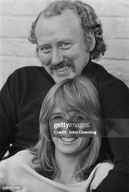 British actor Nicol Williamson with his fiancee, actress Jill Townsend, UK, 10th May 1971.