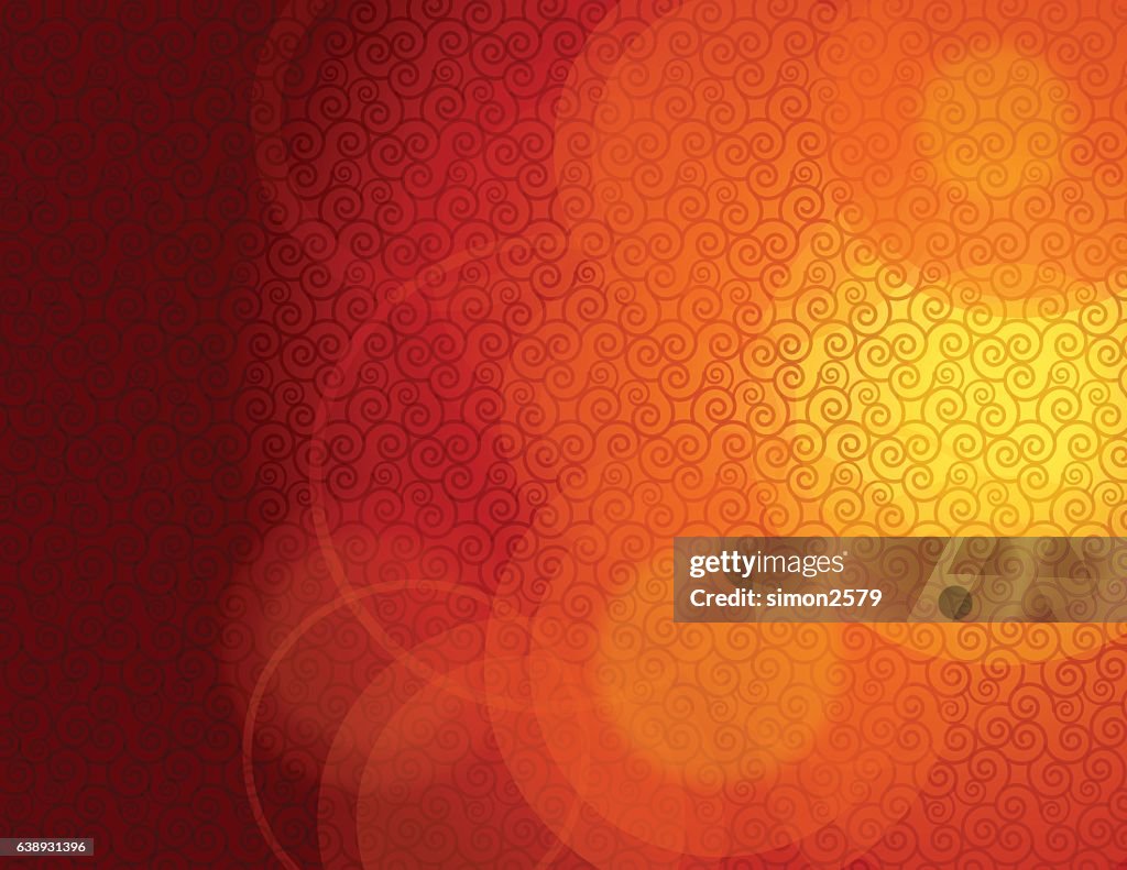 Curly String Background Seamless Pattern With Curly Lines Background High-Res Vector Graphic ...