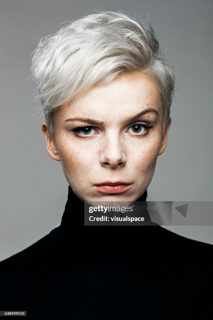 Woman With Raised Eyebrow