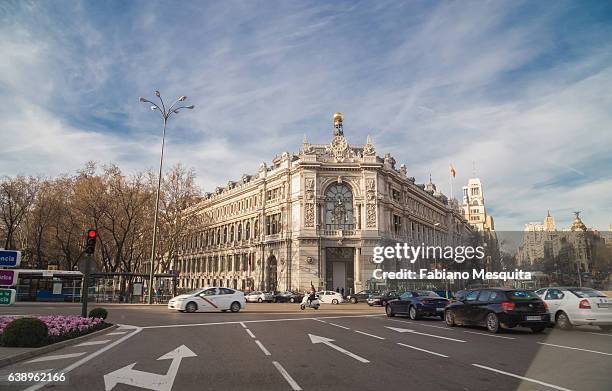 o banco de espanha - atividade bancária imagens e fotografias de stock