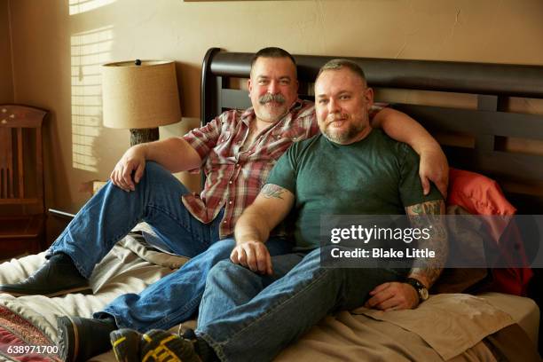 Male Couple in Bed