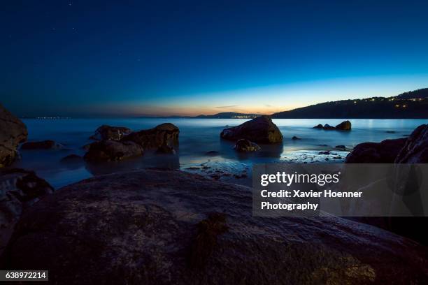 last rays of light | taroona | tasmania - hobart tasmania imagens e fotografias de stock