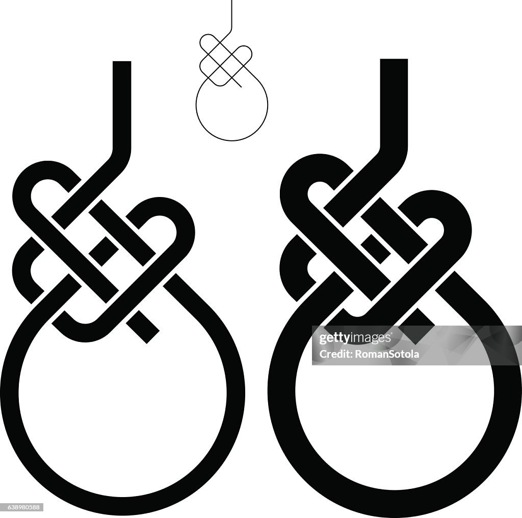 Orthography Rope Loop Rope Vector