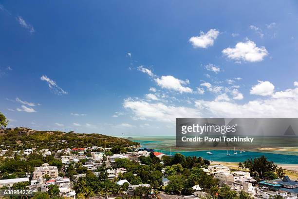 port mathurin, capital city of rodrigues - island of la reunion stock pictures, royalty-free photos & images