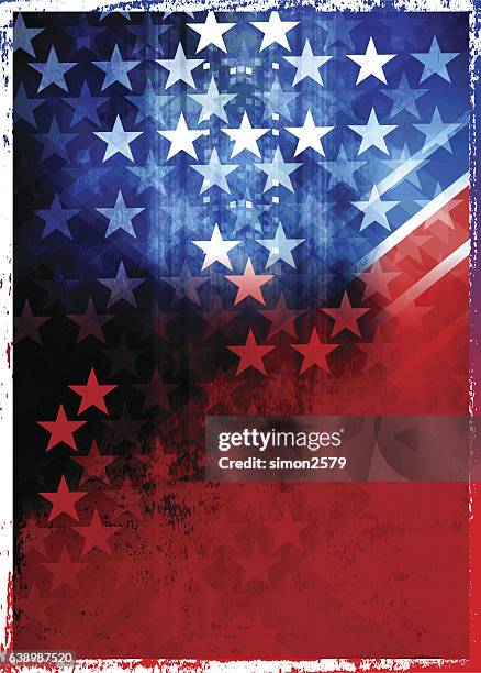 star shape abstract background - american flag texture stock illustrations