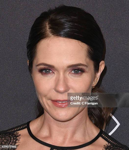 Katie Aselton attends The 2017 InStyle and Warner Bros. 73rd Annual Golden Globe Awards Post-Party at The Beverly Hilton Hotel on January 8, 2017 in...